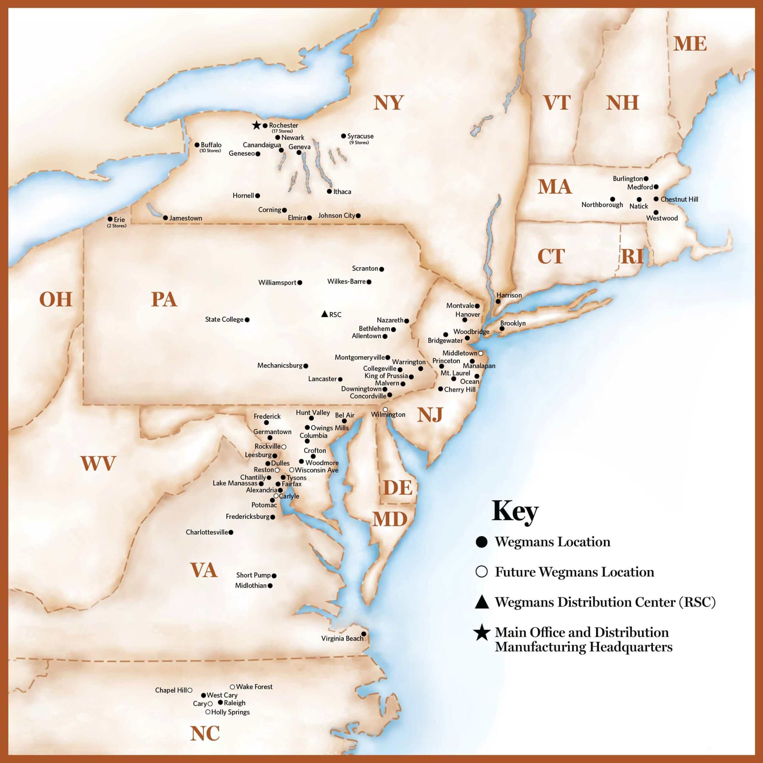 Future Store Locations Wegmans